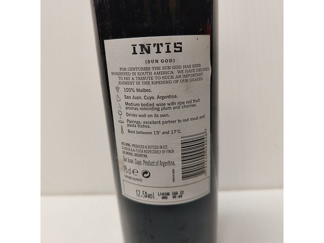 6x 75cl intis - afbeelding 2 van  2