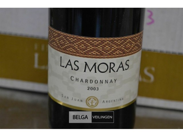 6x 75cl las moras chardonnay - afbeelding 2 van  3