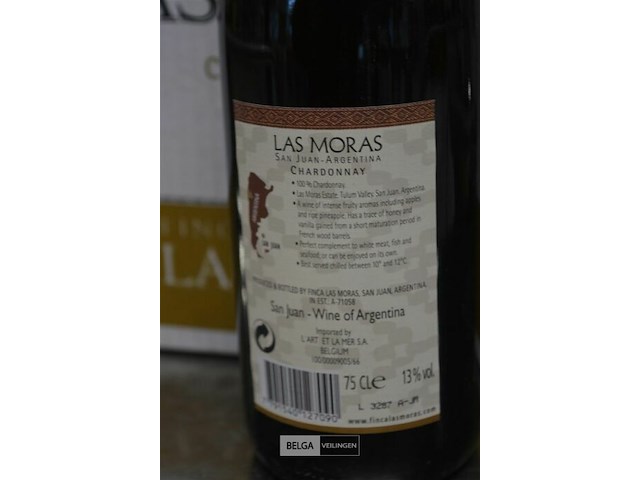 6x 75cl las moras chardonnay - afbeelding 3 van  3