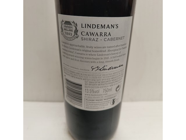6x 75cl lindeman's cawarra - afbeelding 2 van  2