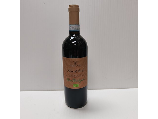 6x 75cl paolini nero d'avola vino biologico - afbeelding 1 van  2
