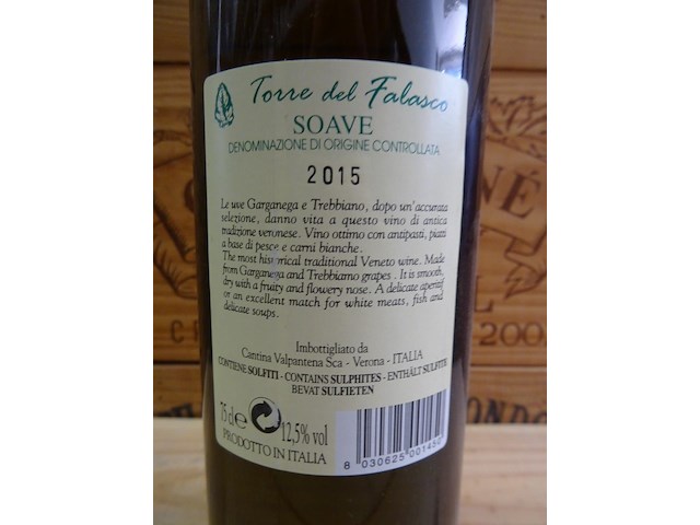 6x 75cl torre del falasco soave 2015 - afbeelding 3 van  4
