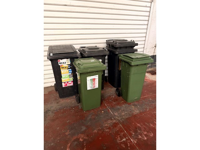 6x afvalcontainer - afbeelding 1 van  3