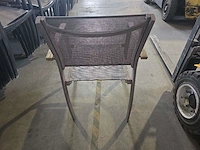 (6x) alu terras stoelen - afbeelding 3 van  6