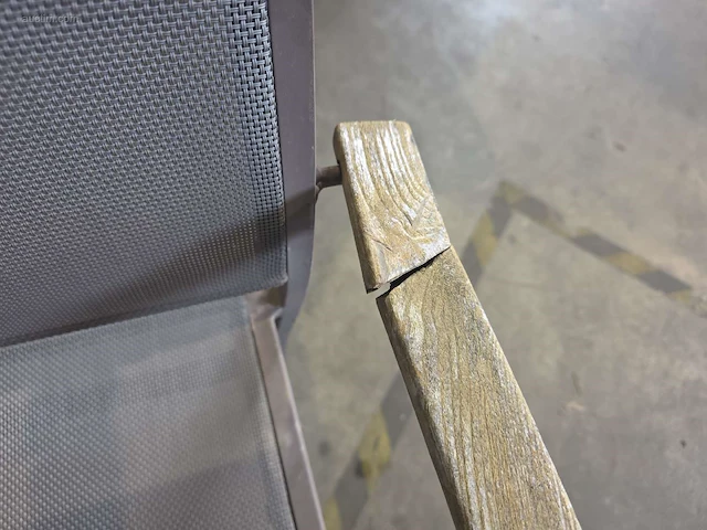 (6x) alu terras stoelen - afbeelding 5 van  6