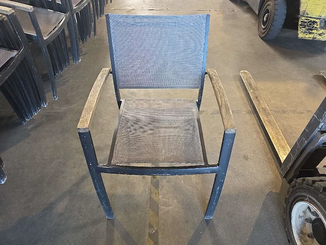 (6x) alu terras stoelen - afbeelding 1 van  6