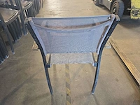 (6x) alu terras stoelen - afbeelding 3 van  6