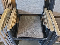 (6x) alu terras stoelen - afbeelding 6 van  6