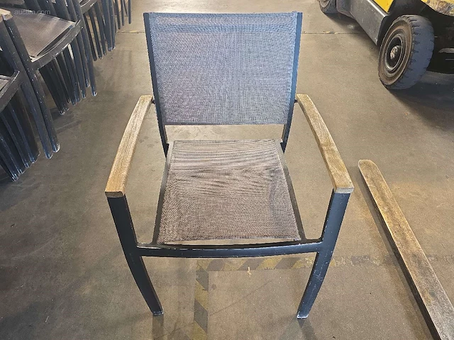 (6x) alu terras stoelen - afbeelding 1 van  5