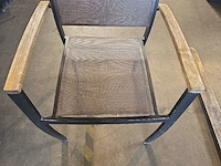 (6x) alu terras stoelen - afbeelding 2 van  5