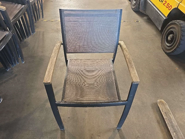 (6x) alu terras stoelen - afbeelding 1 van  5