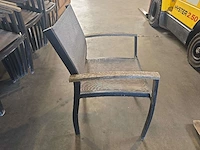 (6x) alu terras stoelen - afbeelding 3 van  5