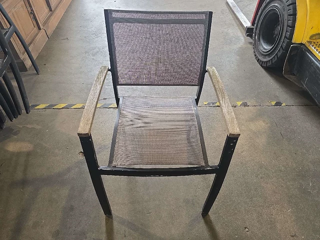 (6x) alu terras stoelen - afbeelding 1 van  6
