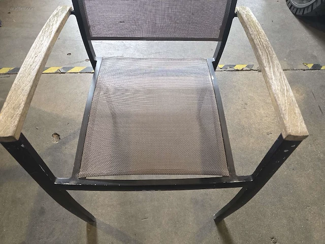 (6x) alu terras stoelen - afbeelding 2 van  6