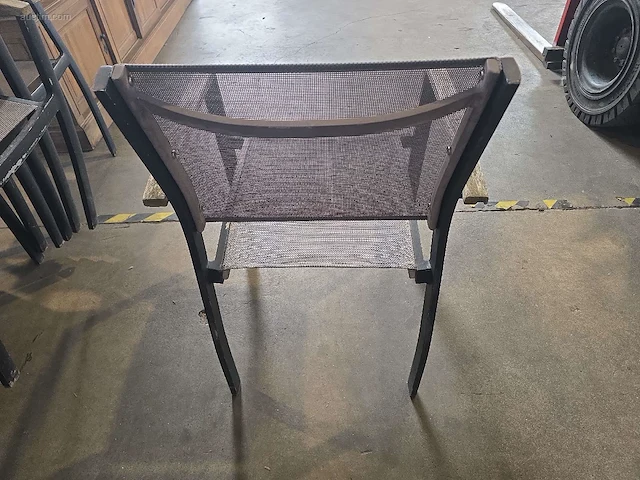 (6x) alu terras stoelen - afbeelding 4 van  6