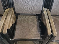 (6x) alu terras stoelen - afbeelding 6 van  6