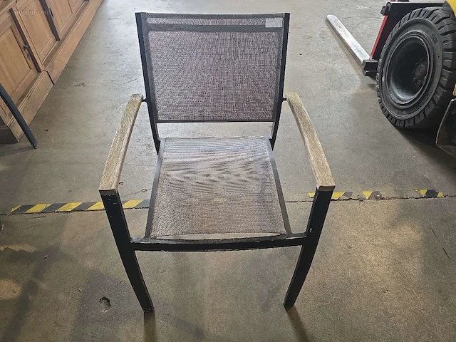 (6x) alu terras stoelen - afbeelding 1 van  5