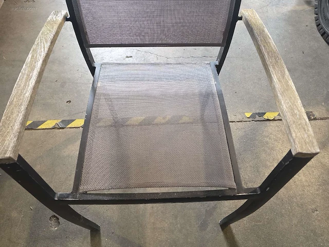 (6x) alu terras stoelen - afbeelding 2 van  5