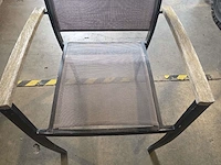 (6x) alu terras stoelen - afbeelding 2 van  5