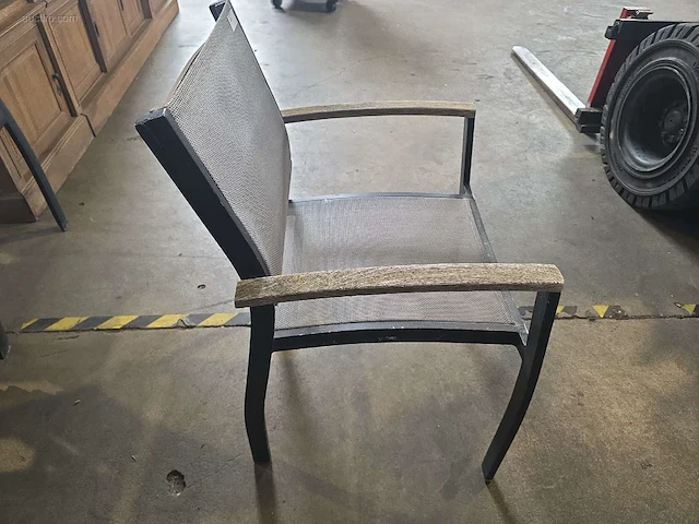 (6x) alu terras stoelen - afbeelding 3 van  5