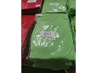 6x appelgroen stretchcover + topcover voor statafel diam.80-85cm. nieuw (6x) - afbeelding 2 van  2