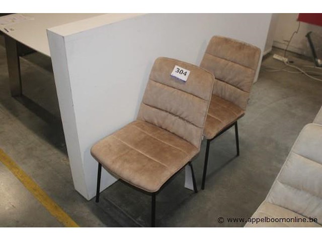 6x aurora stoel karese camel | 3x aurora stoel karese camel - afbeelding 1 van  1