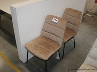 6x aurora stoel karese camel | 3x aurora stoel karese camel - afbeelding 1 van  1