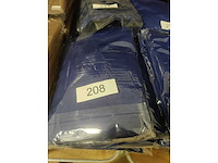 6x blauwe stretchcover + topcover voor statafel diam.80-85cm. nieuw (6x) - afbeelding 2 van  2