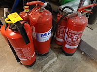 6x brandblusser - afbeelding 1 van  1