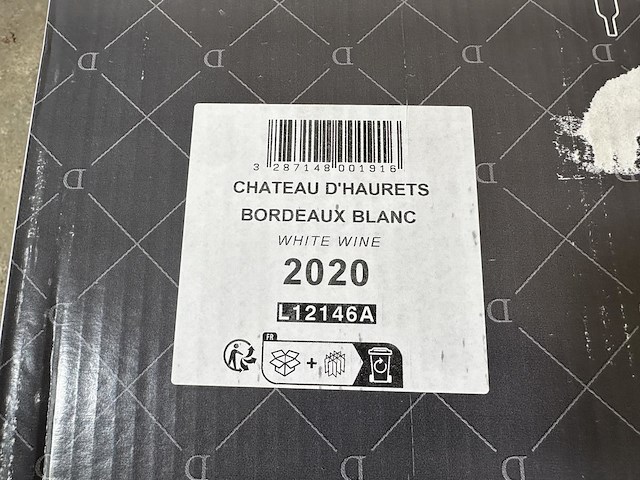 6x chateau d`haurets bordeaux 2020 - afbeelding 4 van  4