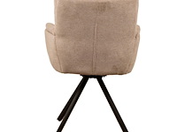 6x design eetkamerstoel beige weave - afbeelding 4 van  5