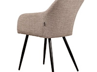 6x design eetkamerstoel beige weave - afbeelding 3 van  4