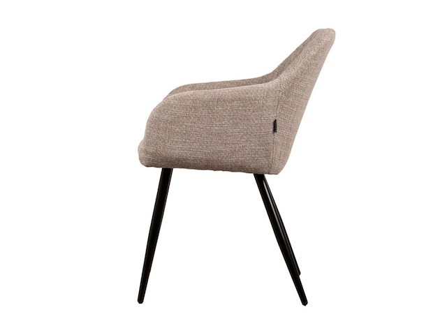 6x design eetkamerstoel beige weave - afbeelding 2 van  4