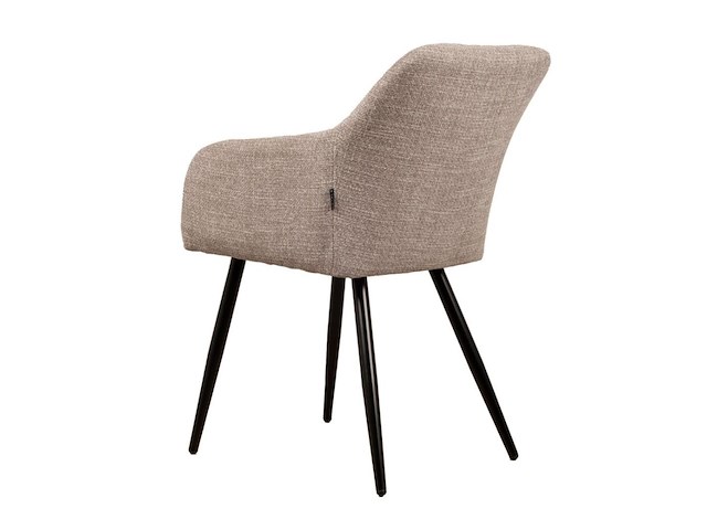 6x design eetkamerstoel beige weave - afbeelding 3 van  4