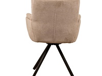 6x design eetkamerstoel beige weave - afbeelding 4 van  5