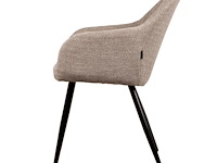 6x design eetkamerstoel beige weave - afbeelding 2 van  4