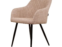 6x design eetkamerstoel beige weave - afbeelding 1 van  4