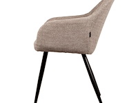 6x design eetkamerstoel beige weave - afbeelding 2 van  4