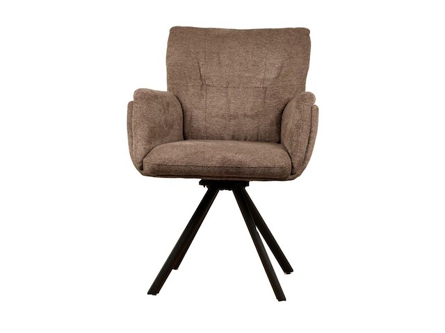 6x design eetkamerstoel bruin weave - afbeelding 2 van  5