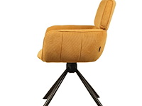 6x design eetkamerstoel geel weave - afbeelding 2 van  4