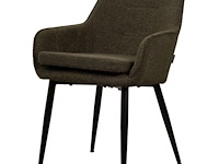 6x design eetkamerstoel groen boucle - afbeelding 1 van  5