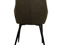 6x design eetkamerstoel groen boucle - afbeelding 5 van  5