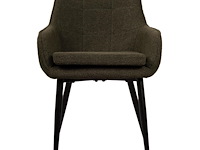 6x design eetkamerstoel groen boucle - afbeelding 2 van  5