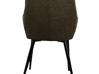 6x design eetkamerstoel groen boucle - afbeelding 5 van  5