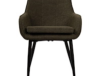 6x design eetkamerstoel groen boucle - afbeelding 2 van  5