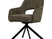 6x design eetkamerstoel groen brio - afbeelding 1 van  5