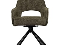 6x design eetkamerstoel groen brio - afbeelding 2 van  5