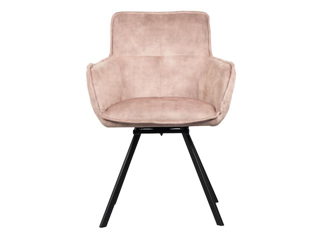 6x design eetkamerstoel licht taupe velvet - afbeelding 2 van  5