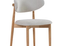 6x design eetkamerstoel naturel eikenhout - afbeelding 1 van  5