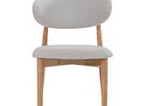 6x design eetkamerstoel naturel eikenhout - afbeelding 2 van  5